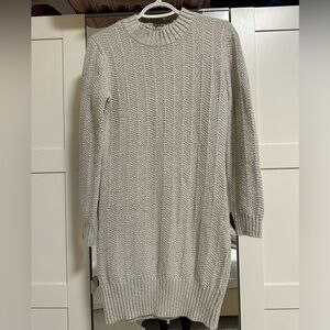 Dynamite Long Sleeve Sweater Dress | Beige